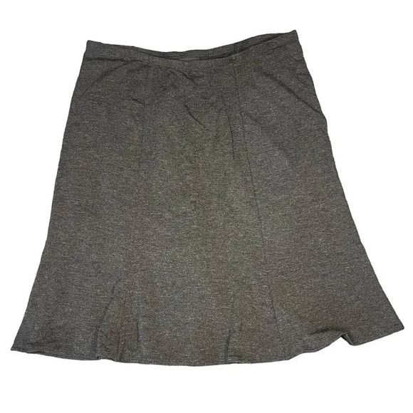 Express Women's Small Gray A Line Short High-Waisted Skirt - Picture 3 of 3